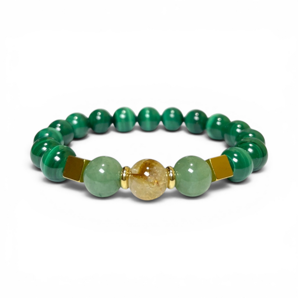 Verdant Luxe Balance Crystal Bracelet