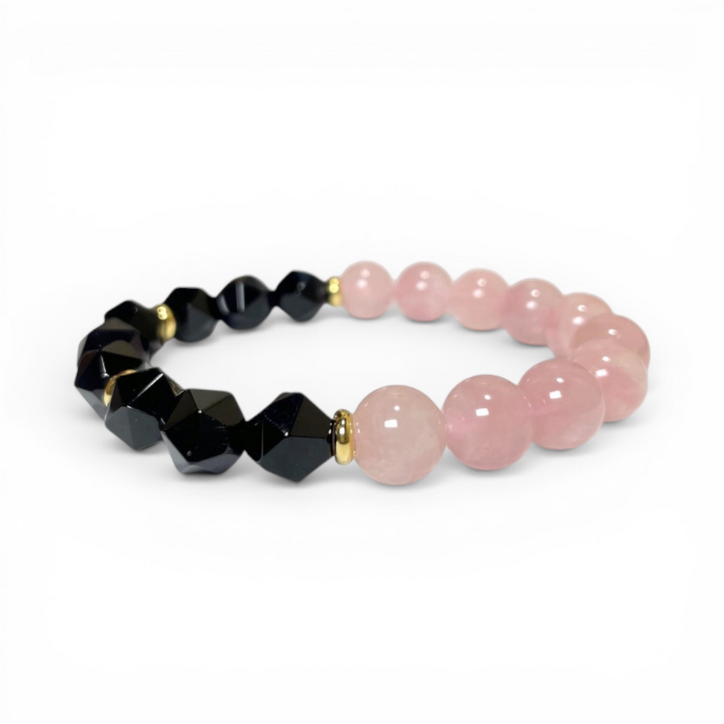 Blush Noir Rhythm Crystal Bracelet