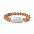 Solar Glow Accent Crystal Bracelet