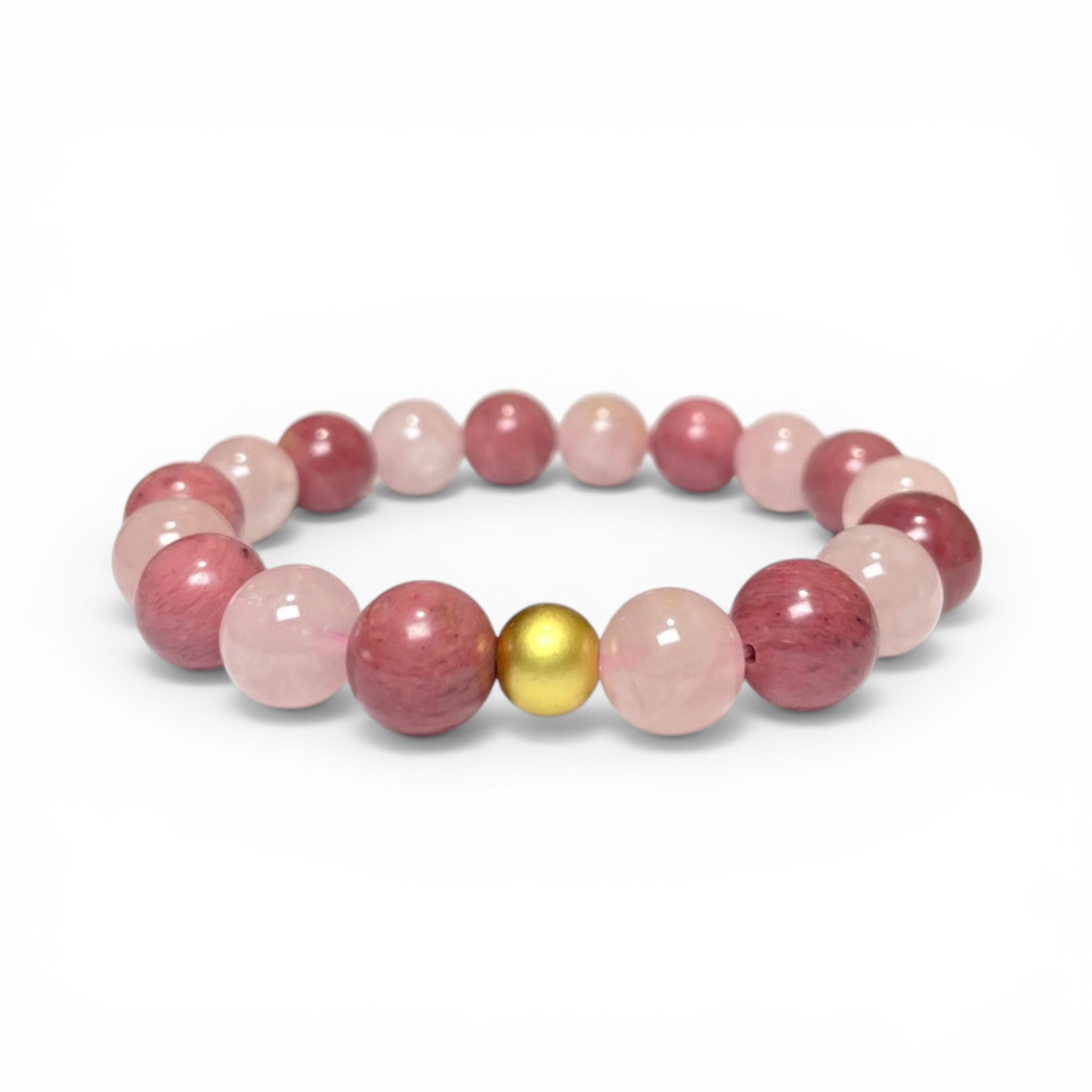 Blush Harmony Weave Crystal Bracelet