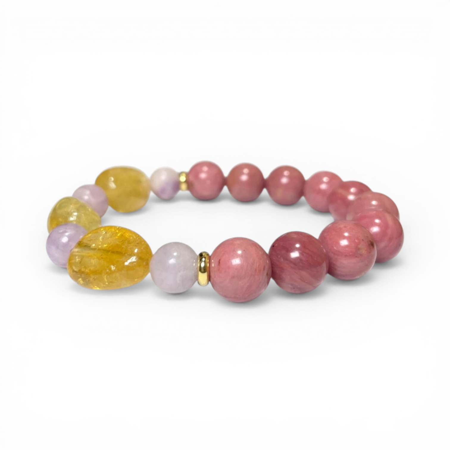 Blush Violet Balance Crystal Bracelet