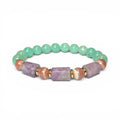 Coastal Blush Rhythm Crystal Bracelet
