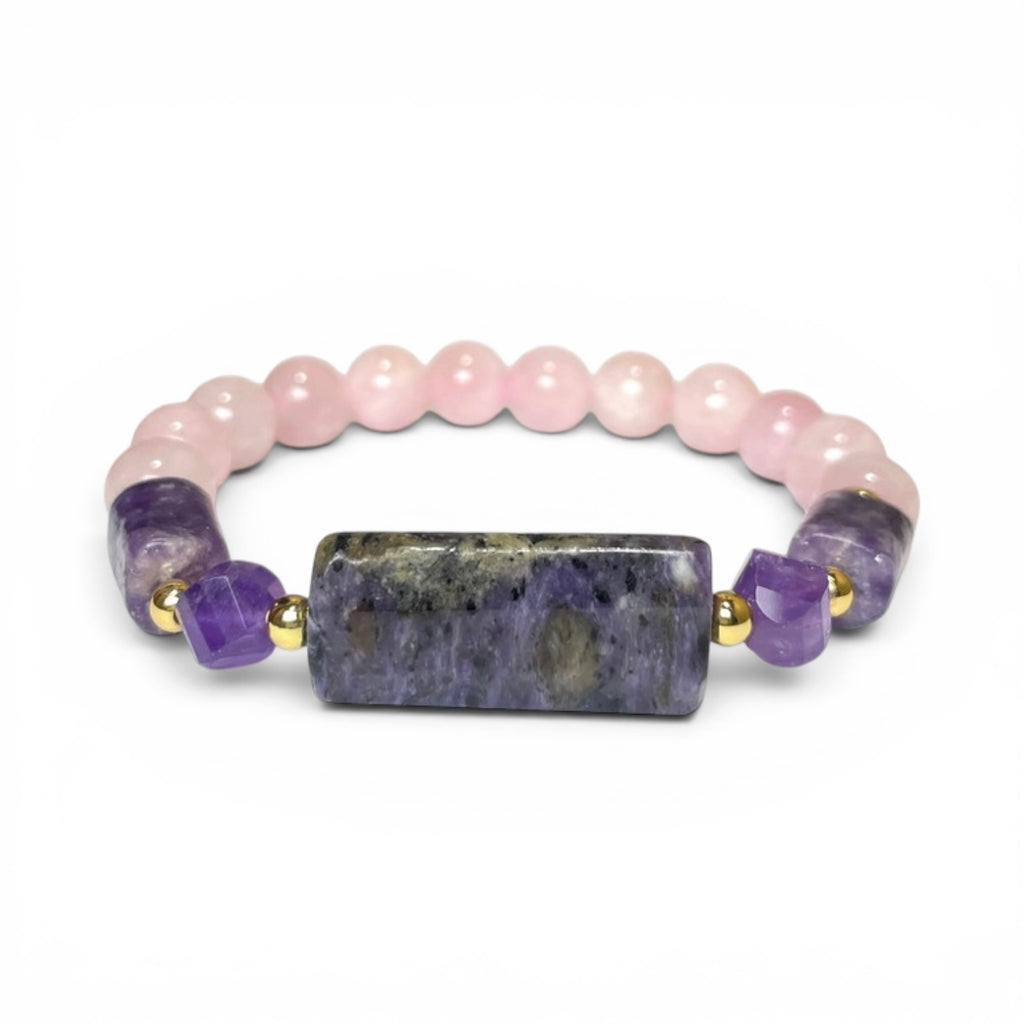 Blush Violet Atelier Crystal Bracelet
