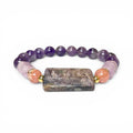 Violet Muse Composition Crystal Bracelet