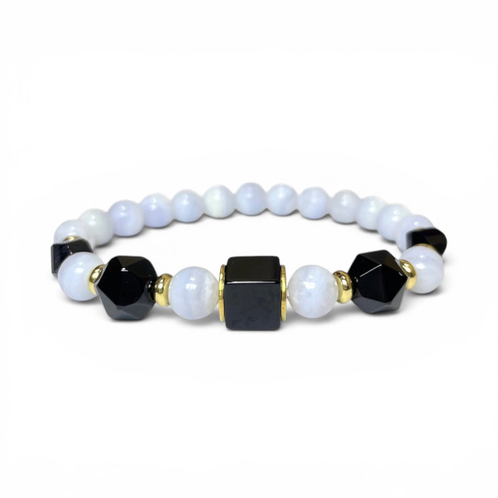Azure Noir Sequence Crystal Bracelet