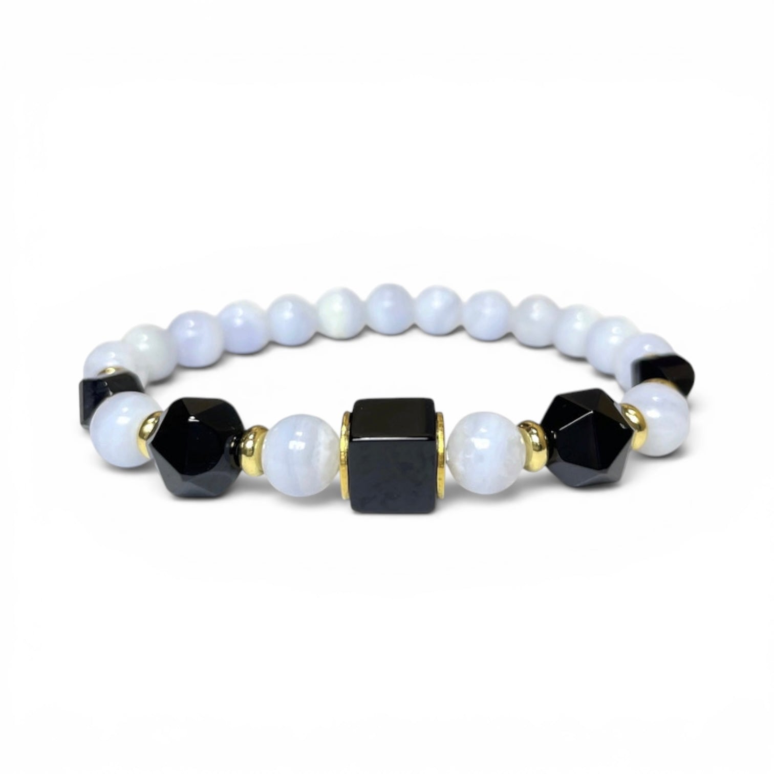 Azure Noir Sequence Crystal Bracelet