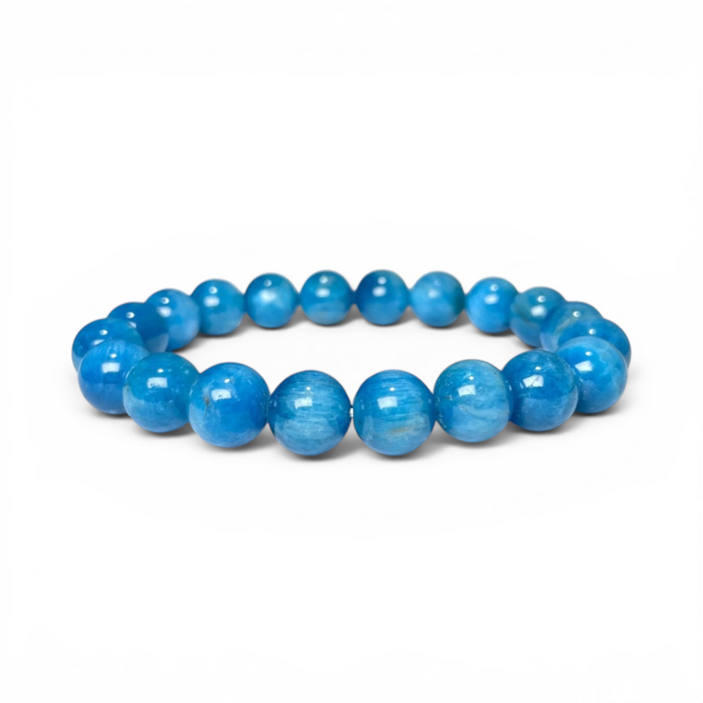 Blue Apatite Crystal Bracelet - Premium