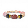 Blush Noir Form Crystal Bracelet