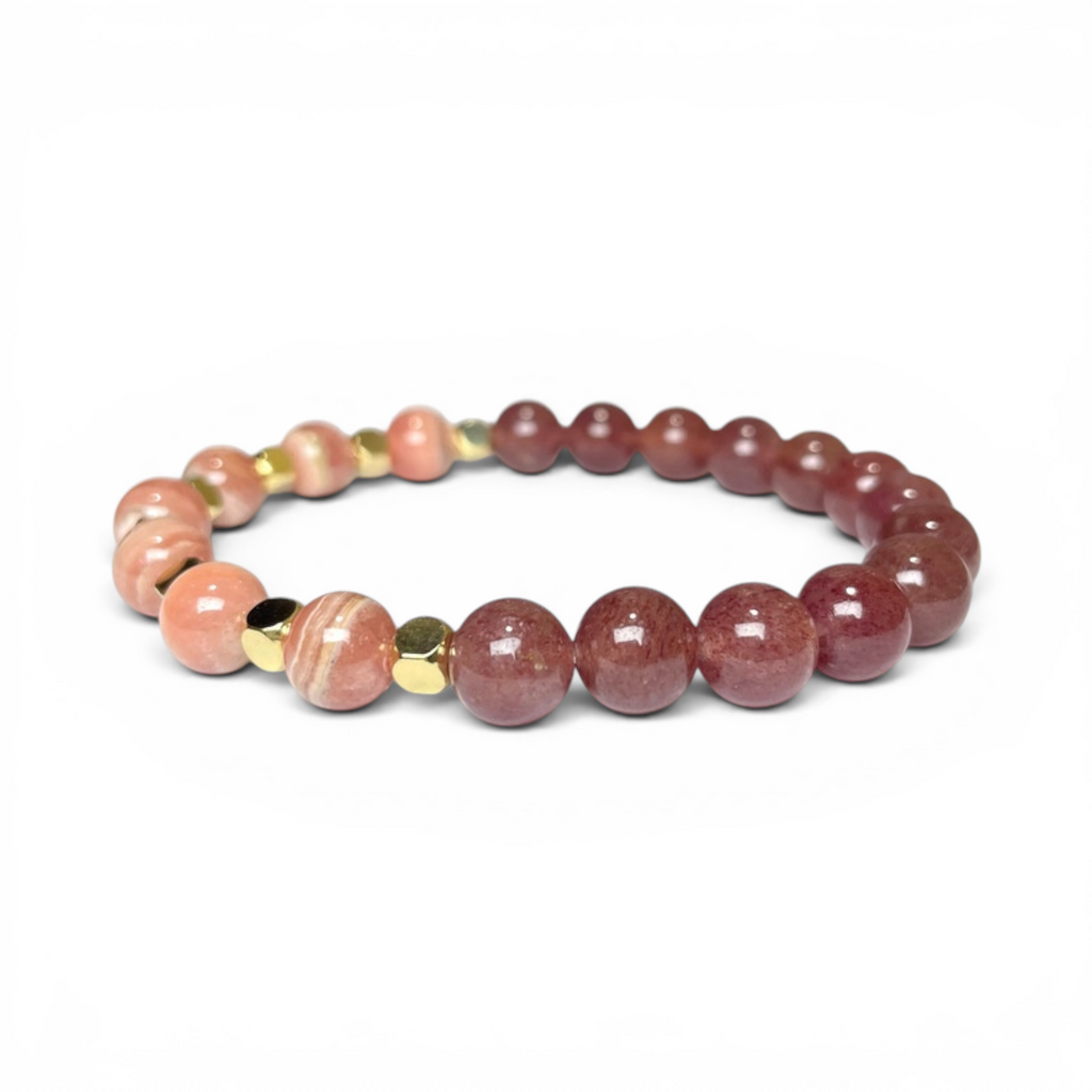 Blush Spectrum Rhythm Crystal Bracelet