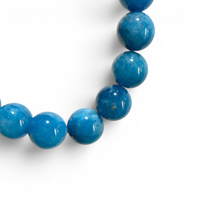 Blue Apatite Crystal Bracelet - Premium
