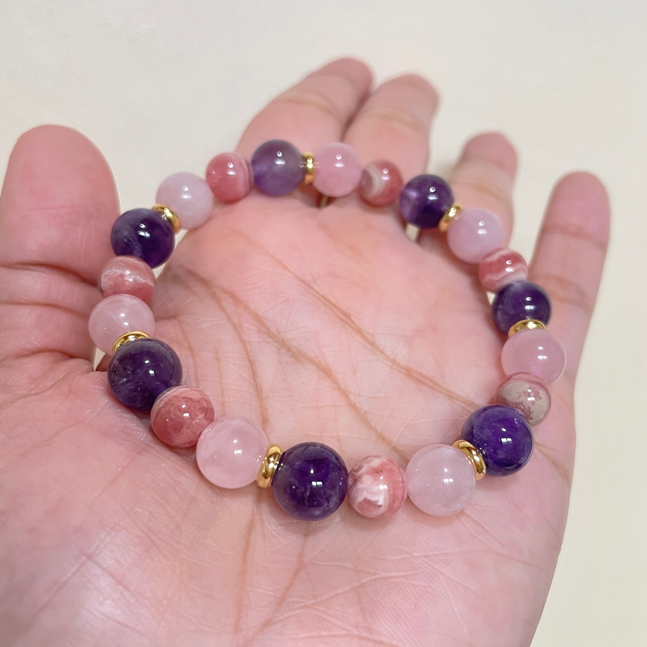 Pastel Trio Rhythm Crystal Bracelet