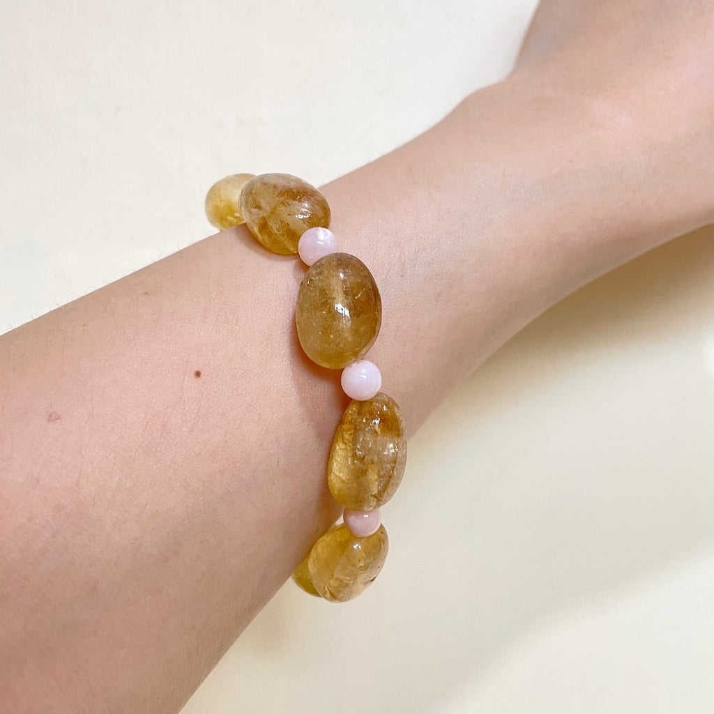 Blush Glow Rhythm Crystal Bracelet