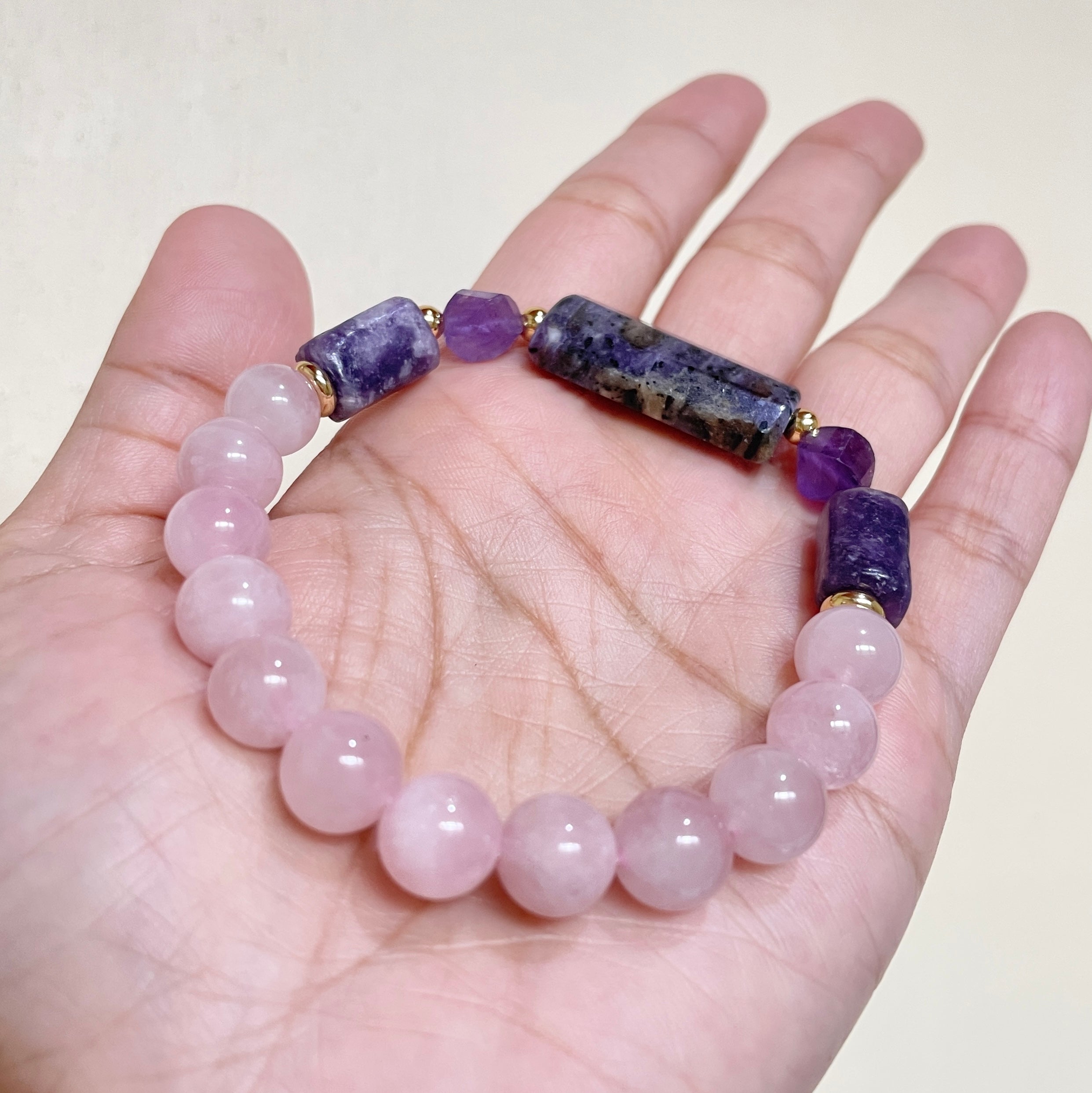 Blush Violet Atelier Crystal Bracelet