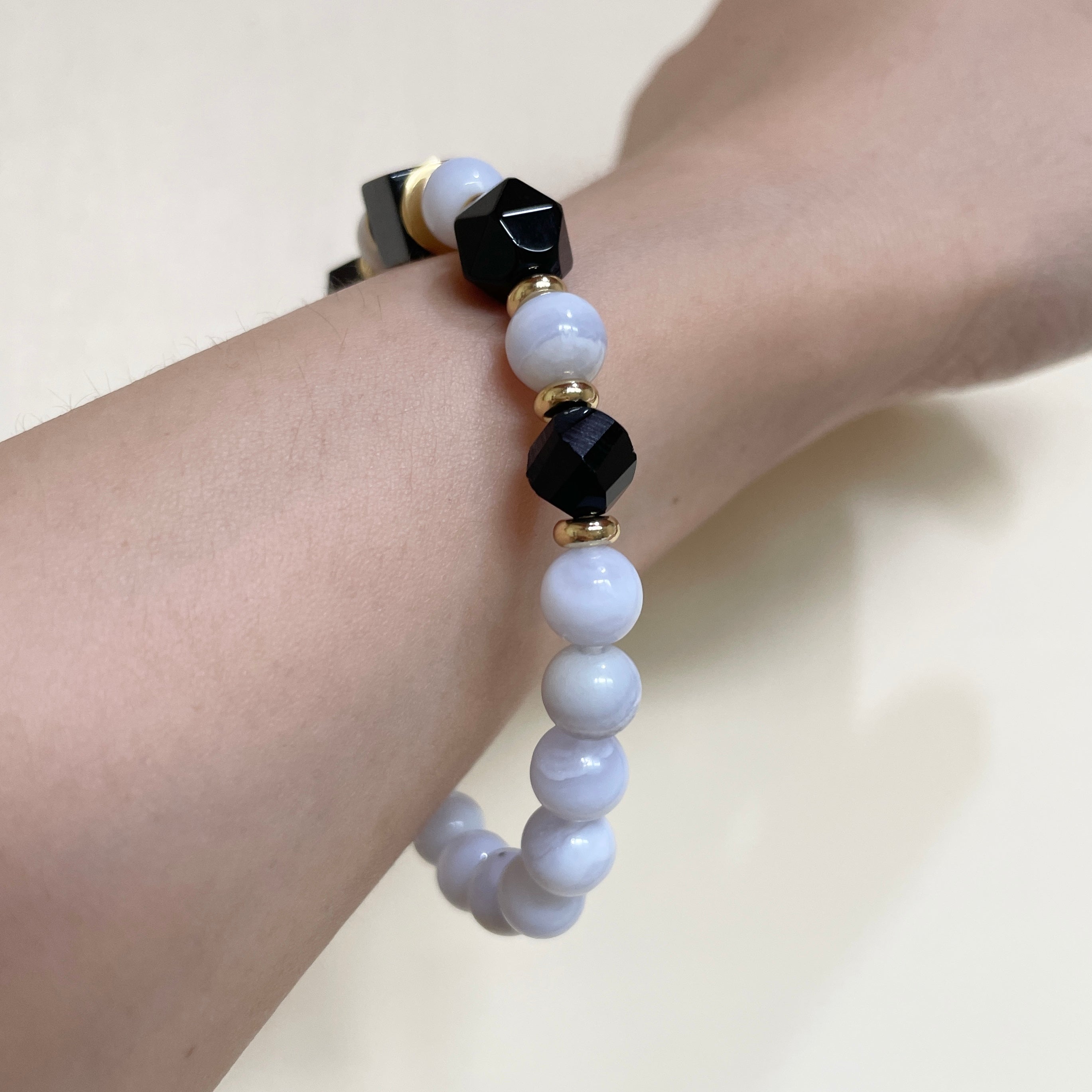 Azure Noir Sequence Crystal Bracelet