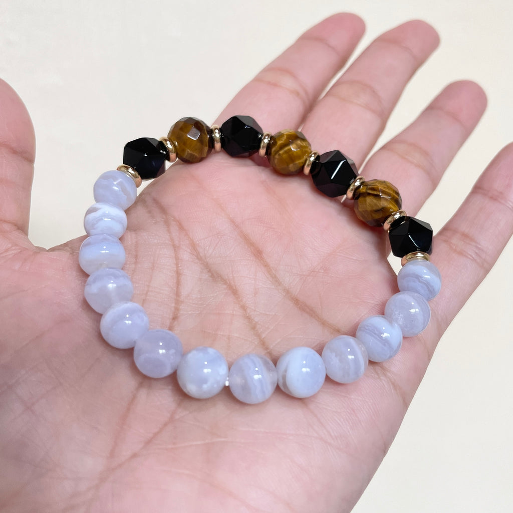 Azure Noire Rhythm Crystal Bracelet