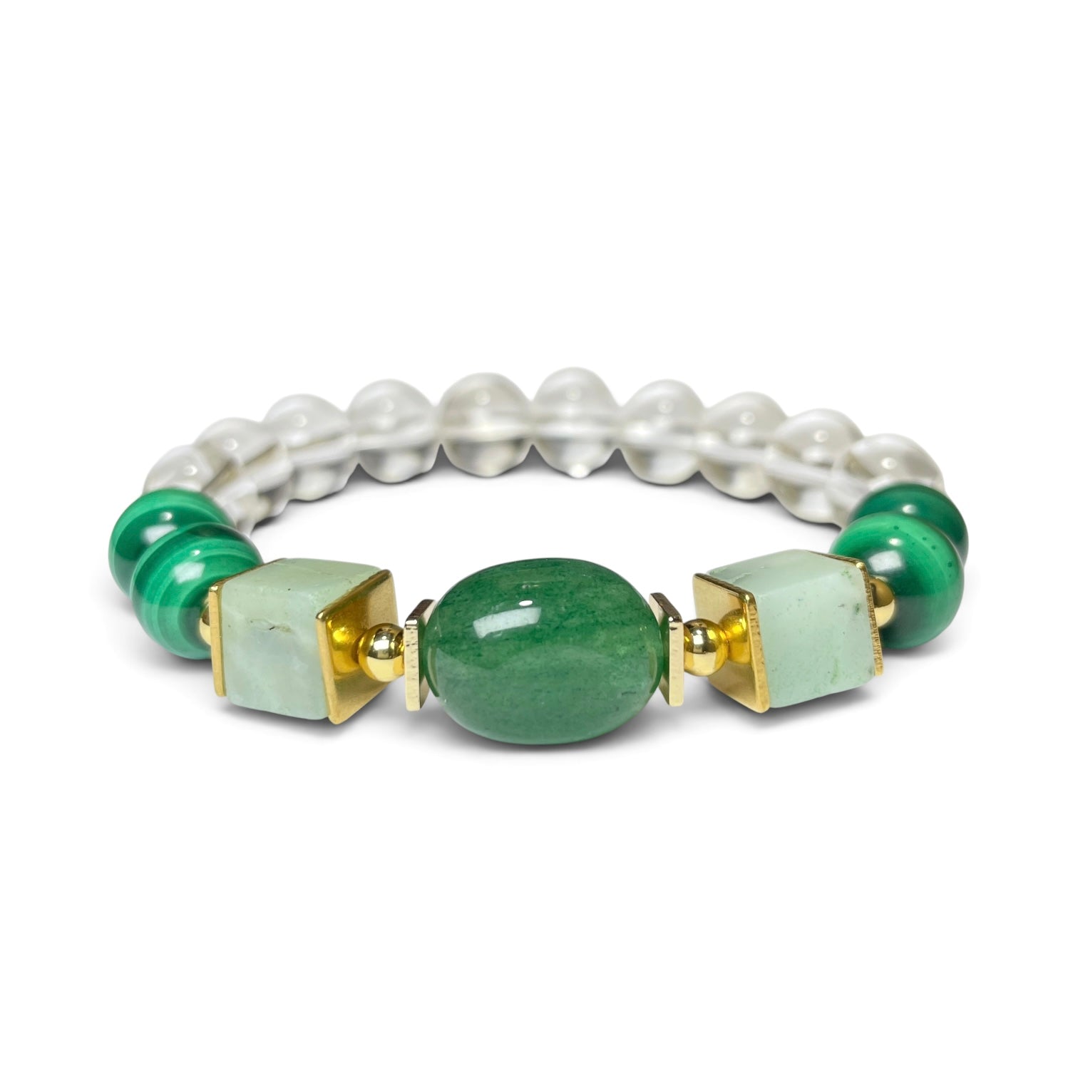 Crystal Verde Structure Crystal Bracelet