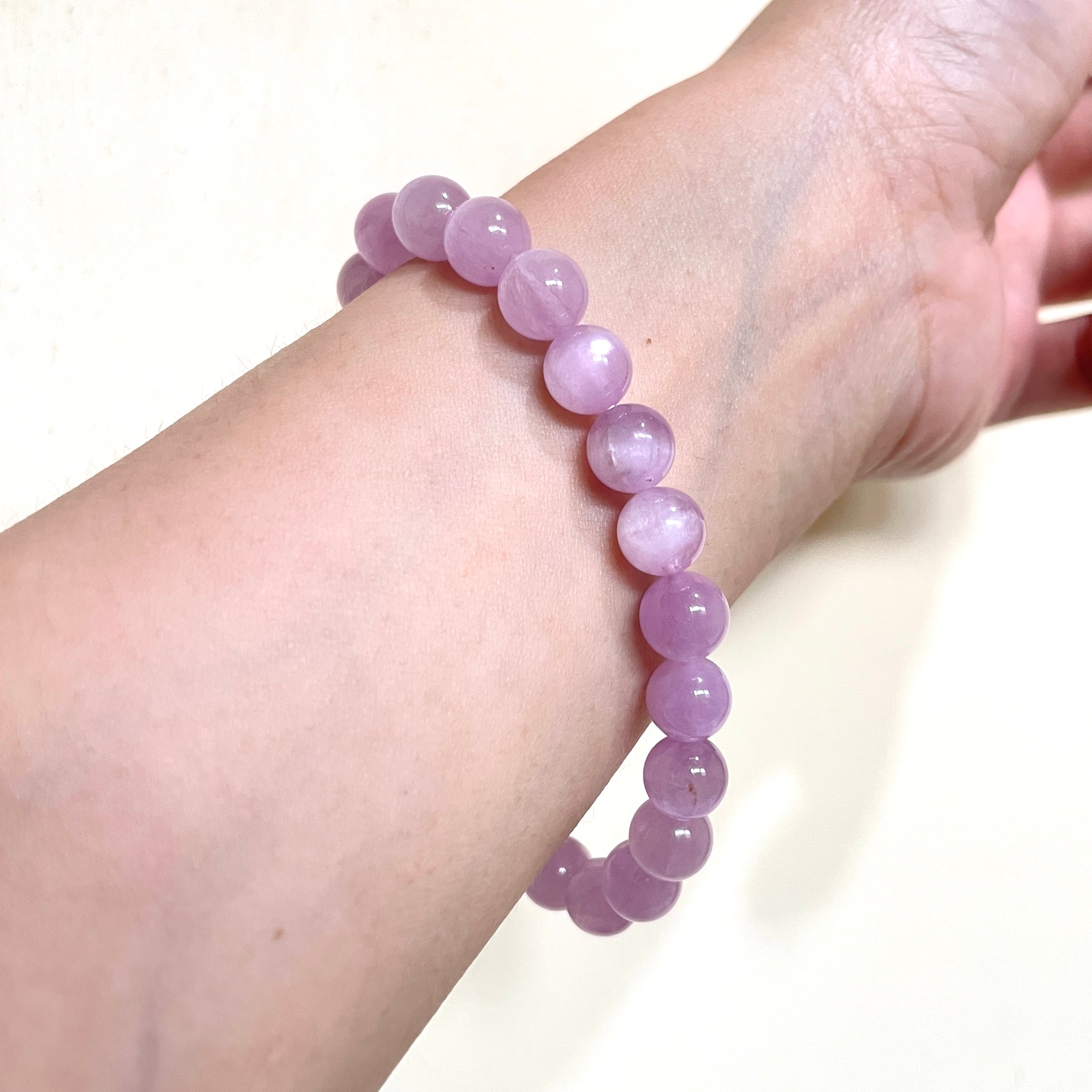 Kunzite Crystal Bracelet - Premium