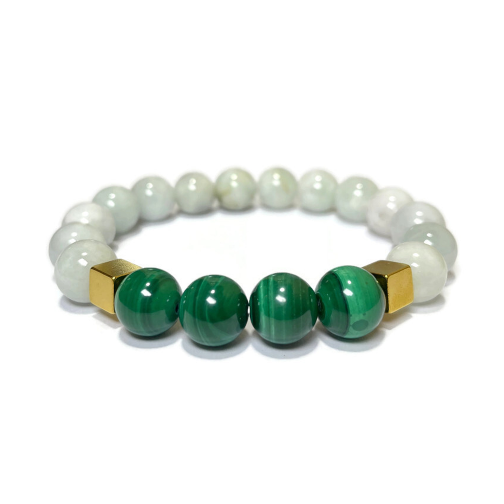 Imperial Jade Flow Crystal Bracelet