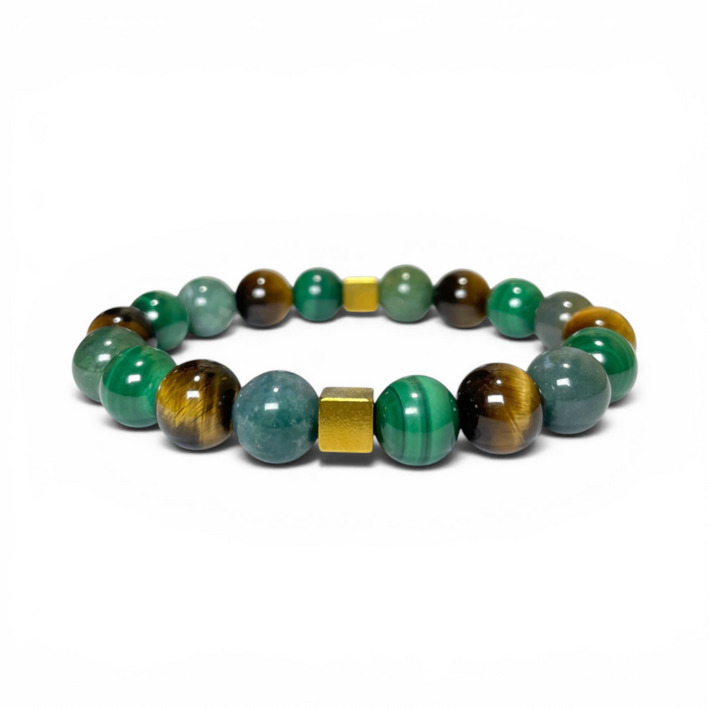 Verdant Rhythm Signature Crystal Bracelet