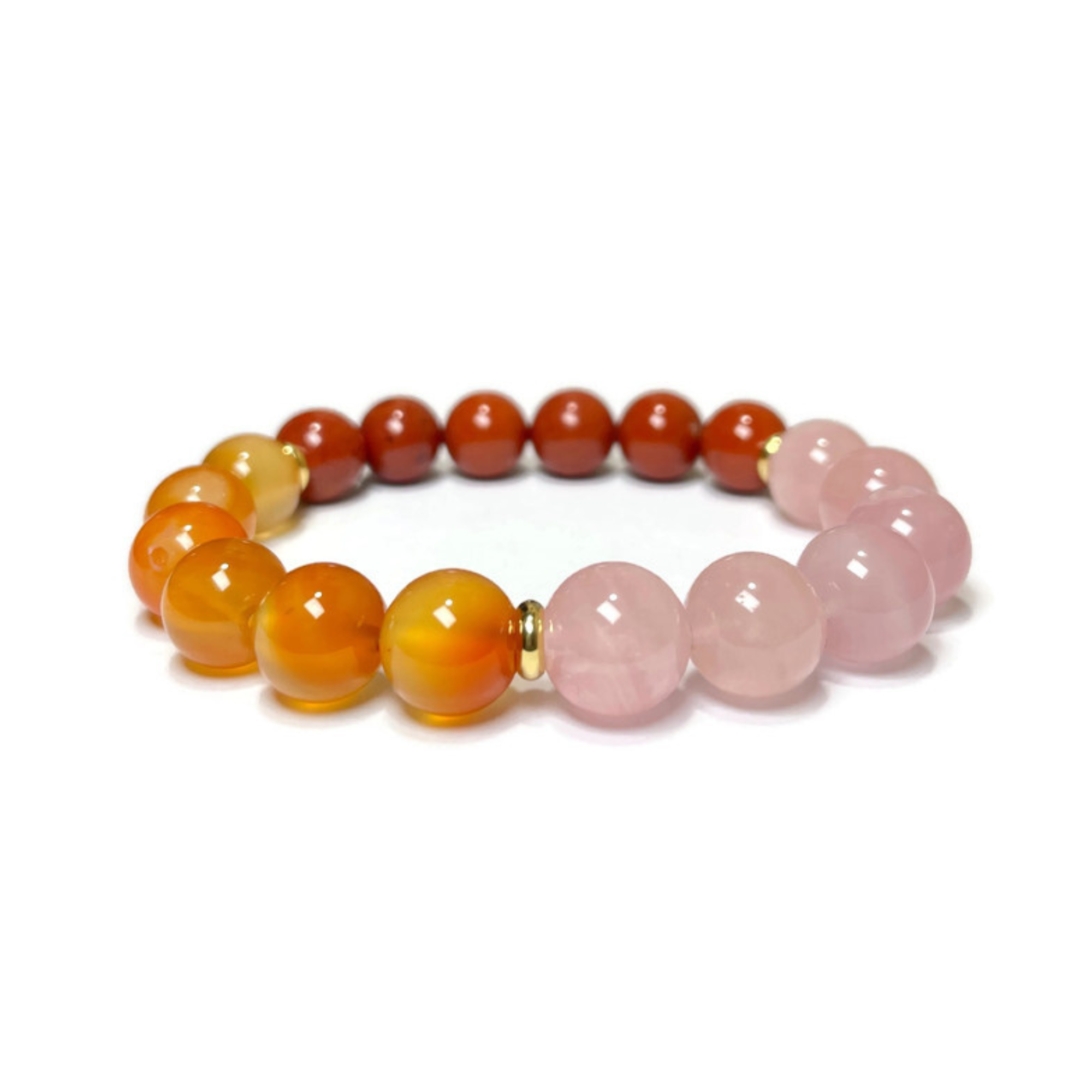 Crimson Blush Harmony Crystal Bracelet
