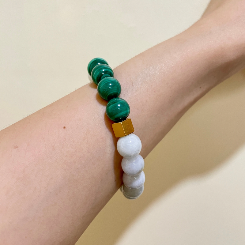 Imperial Jade Flow Crystal Bracelet