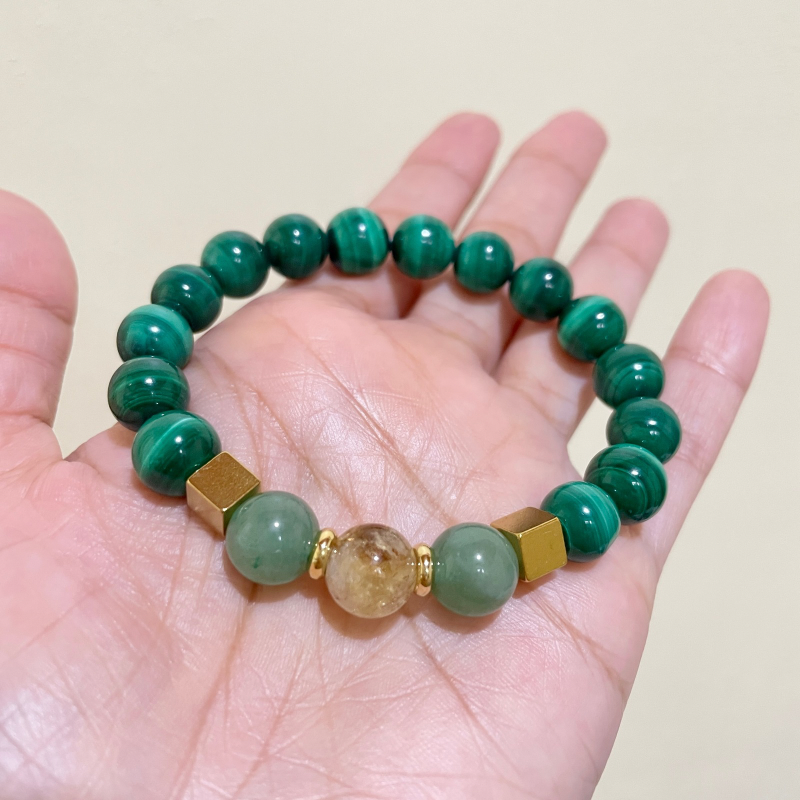 Verdant Luxe Balance Crystal Bracelet