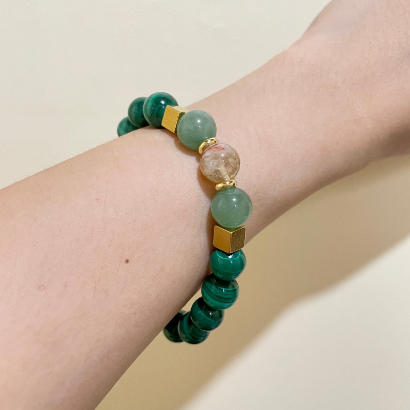 Verdant Luxe Balance Crystal Bracelet