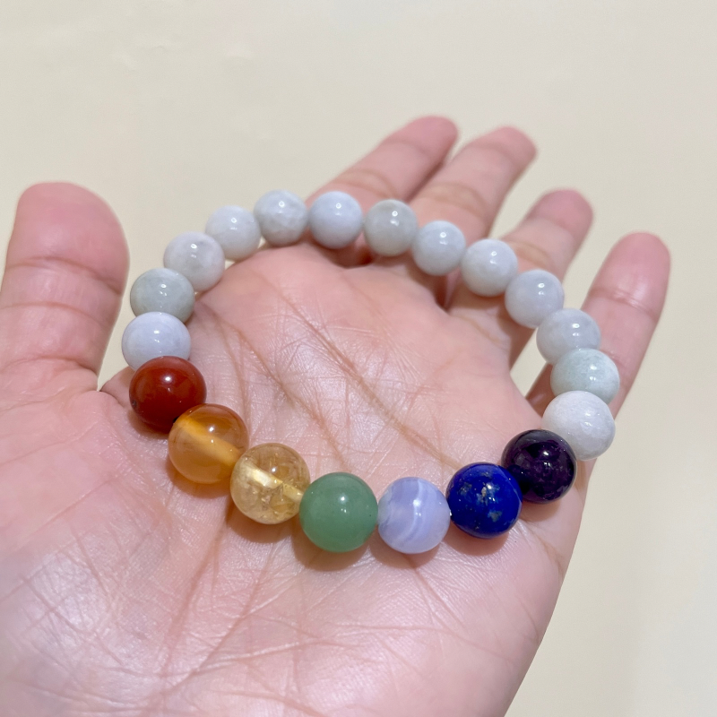 Jade Spectrum Signature Crystal Bracelet