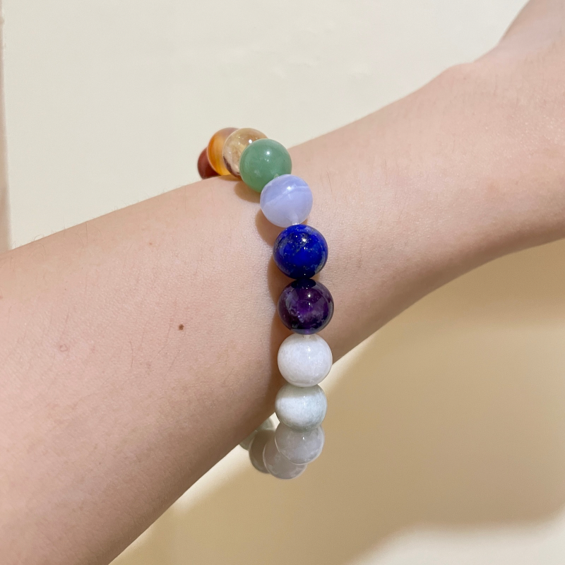 Jade Spectrum Signature Crystal Bracelet