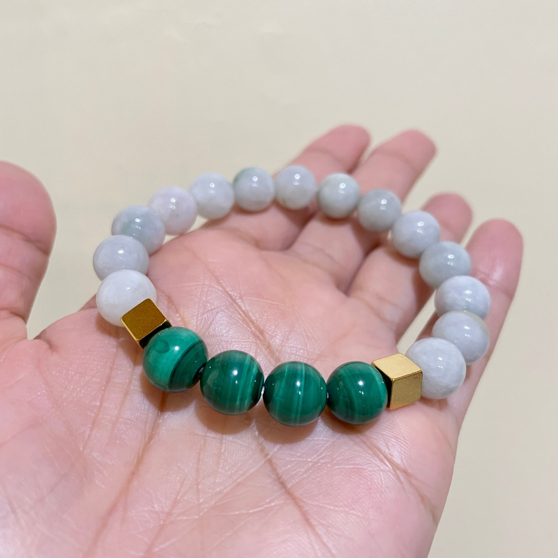Imperial Jade Flow Crystal Bracelet